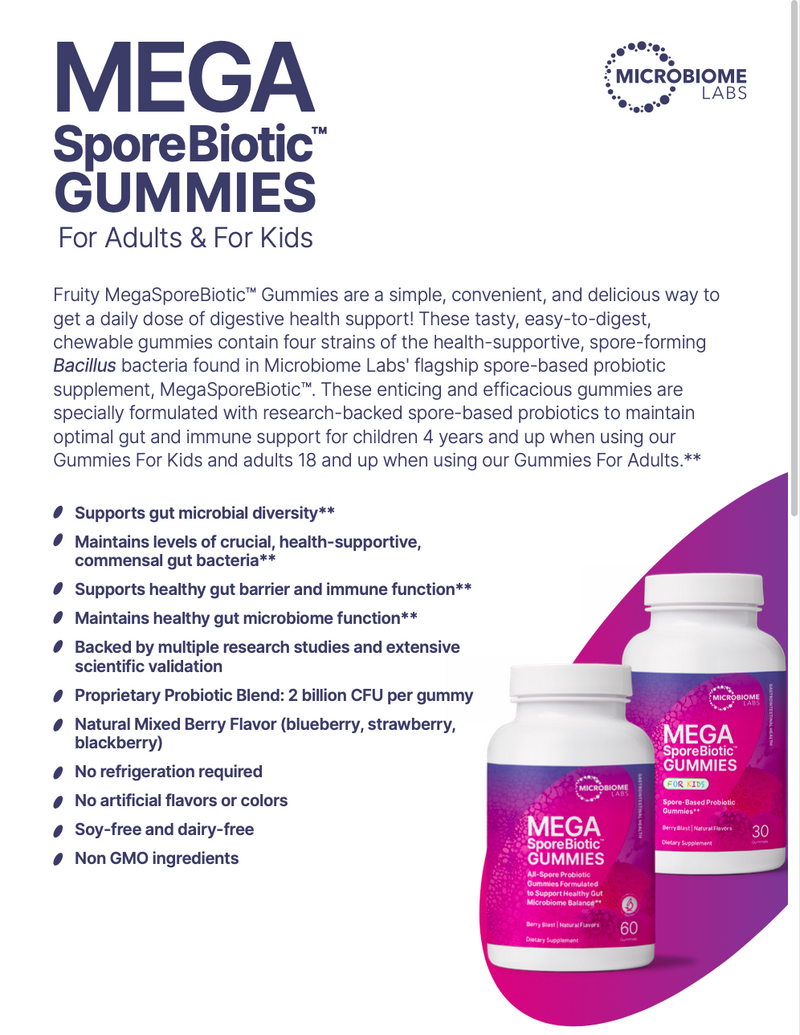 MegaSporeBiotic Kids Gummies