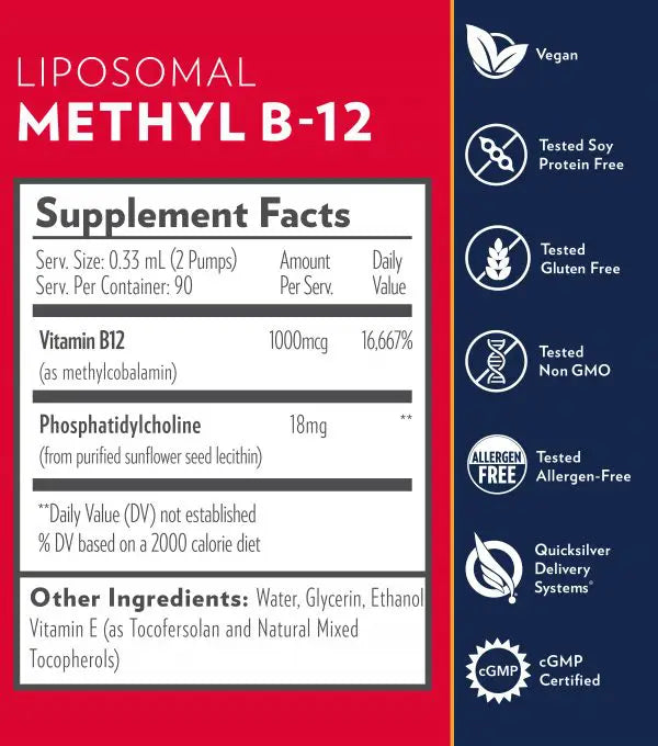 lipo c with b12 ingredients Liposomal Methyl B-12 – Sparrow Health & Performance
