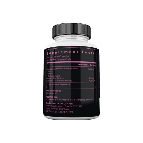 Female Enhancement Capsules with 100% Grass Fed Organ Meat