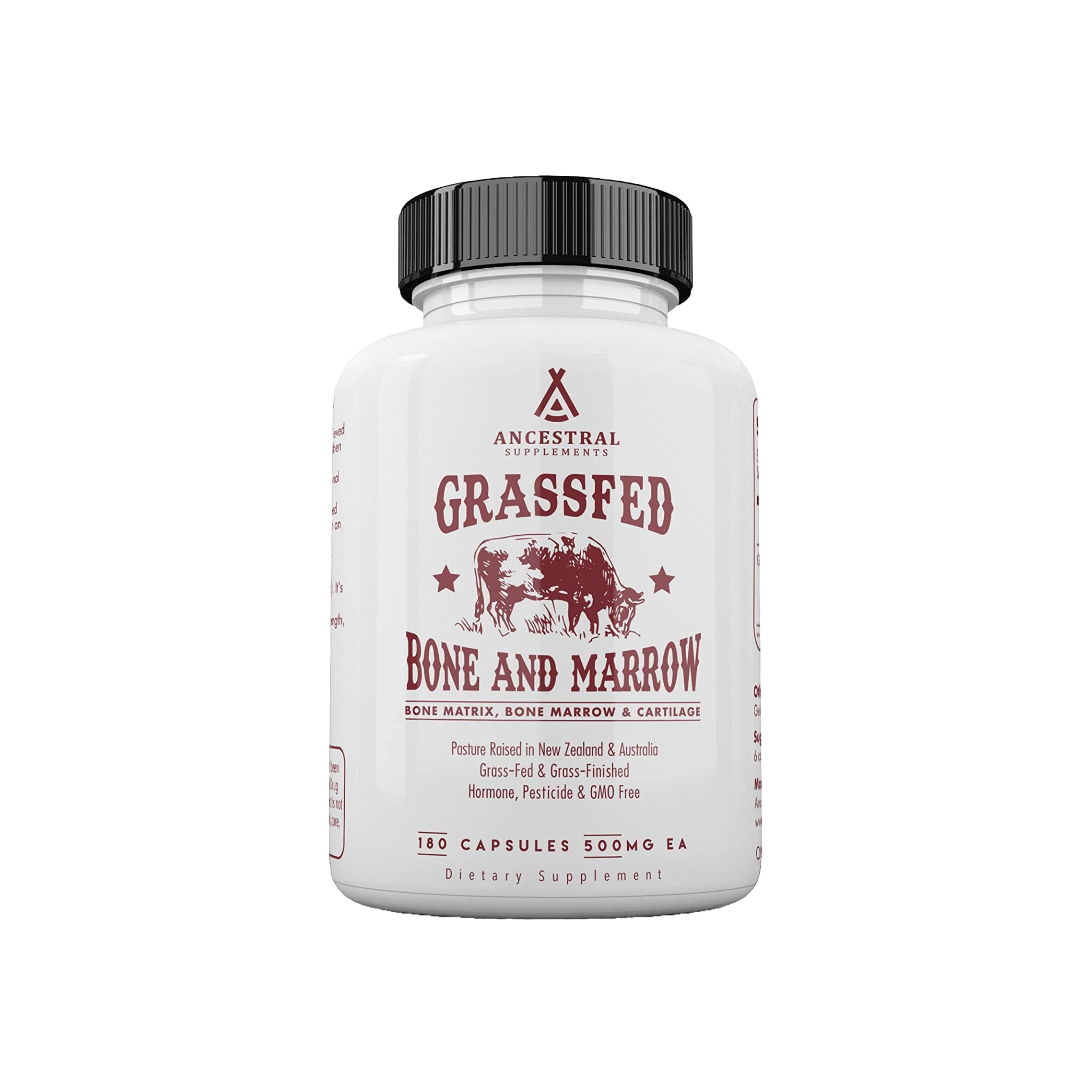 100 Grass Fed Beef Bone & Marrow Capsules Sparrow Health & Performance