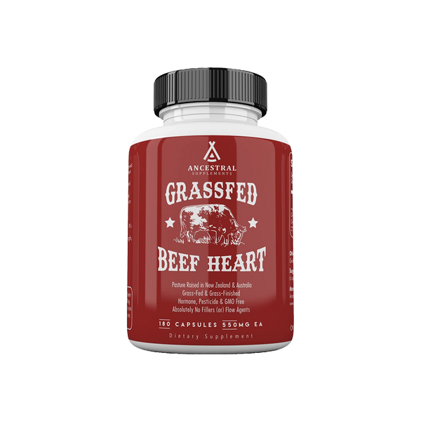 100% Grass Fed Beef Heart Capsules