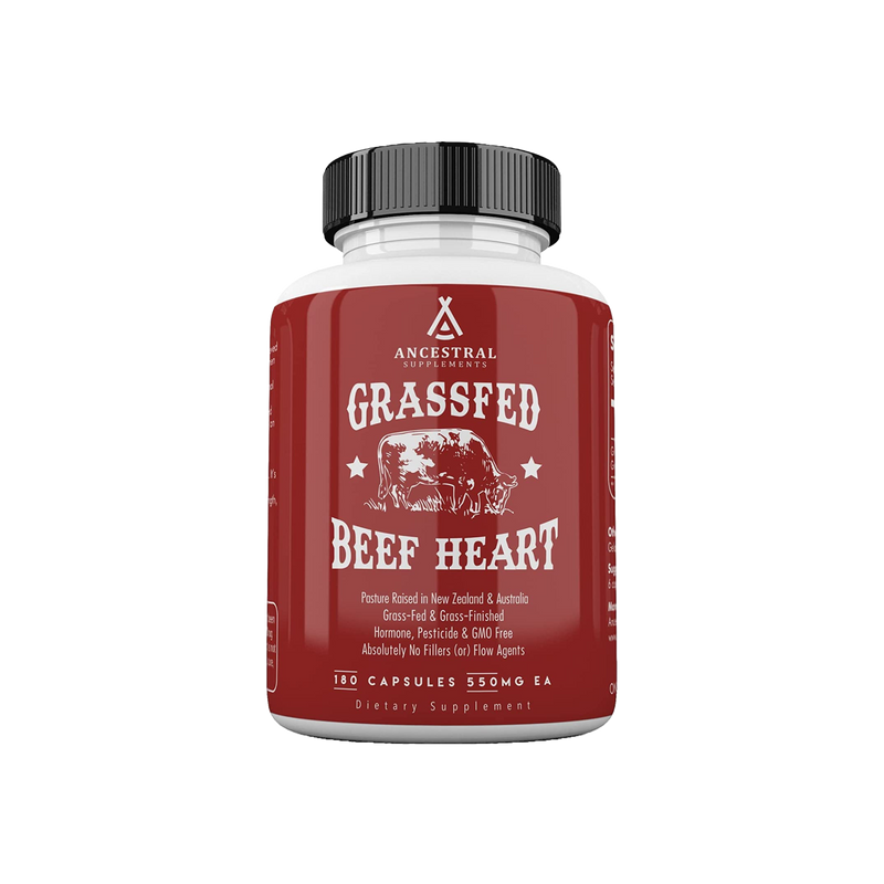 100% Grass Fed Beef Heart Capsules