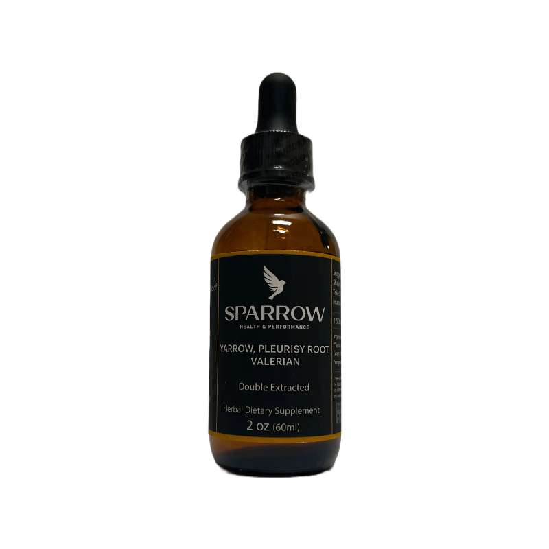 Yarrow, Pleurisy Root, & Valerian Tincture Sparrow Health & Performance