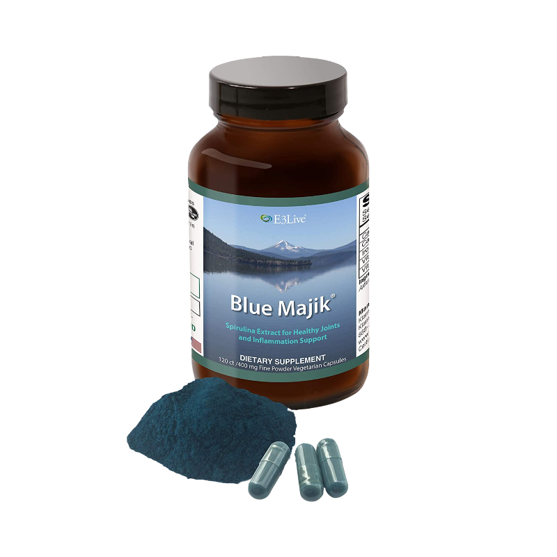 Blue Majik (Spirulina Extract) Capsules Sparrow Health & Performance