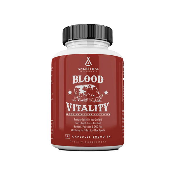 100% Grass-Fed Blood Vitality Capsules – Sparrow Health & Performance