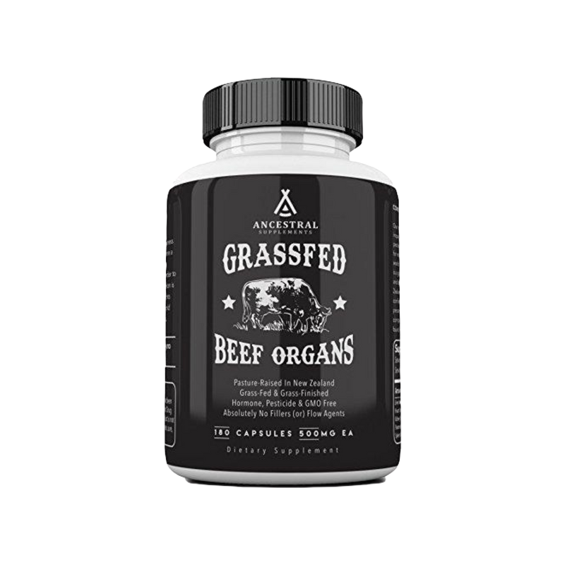 100% Grass-Fed Beef Organs Capsules
