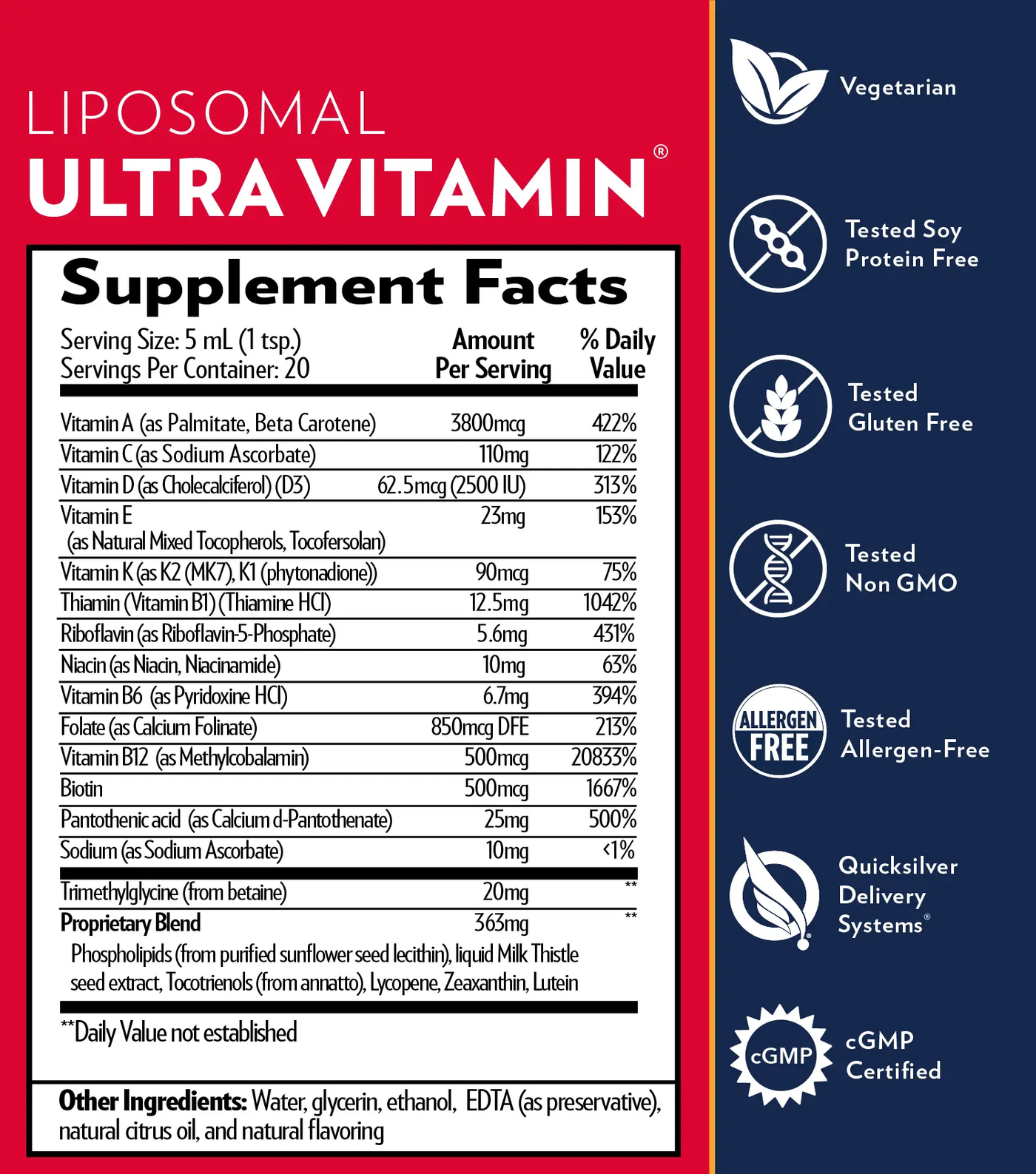 Liposomal Ultra Vitamin – Sparrow Health & Performance