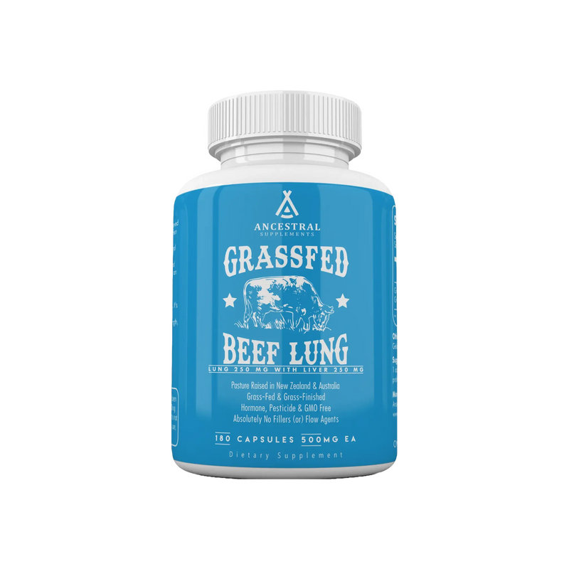 100% Grass Fed Beef Lung Capsules